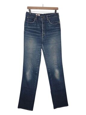 Vintage 70s 80s Jesse Womens Dark Wash High Waist Straight Leg Denim Jeans 13/14